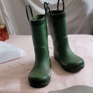 Target Kids Green Rain Boots